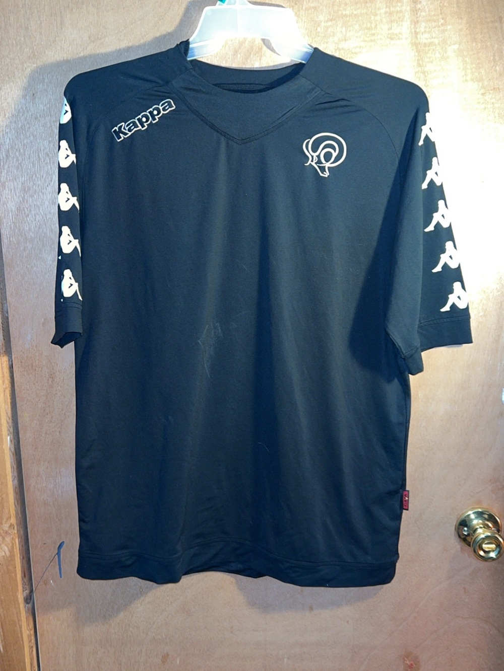 Kappa Men’s Black Short Sleeve Logo Training Jersey